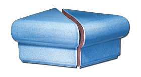 Tile - Décoration - 2 piece moulding angle outside corner-ref-5811- Kitchen - Bathroom-Salernes-in-Provence