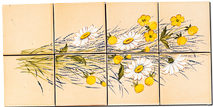 Carrelage - Décoration - Frise 11x22 Champêtre - Motif - Design - Faïence de Provence à Salernes